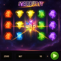 WBetz - Starburst Slot Game - Expanding Wilds